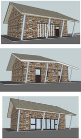 卫生间现代风格厕所草图大师SU