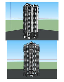岭南别墅建筑草图大师SU模型