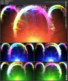 浪漫粒子 彩虹光晕 唯美粒子