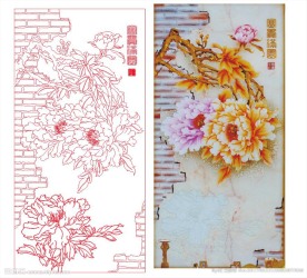 时尚牡丹花 富贵满园