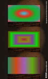 炫丽彩色背景墙银屏闪烁开场片头