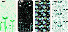 彩绘 手机壳 彩印 打印 鲜花