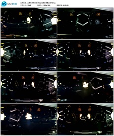 金属阵列变形灯光变幻VJ背景