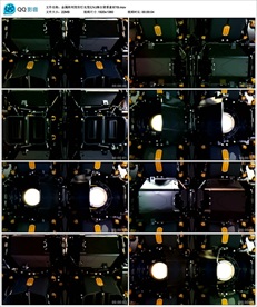 金属阵列变形灯光变幻VJ背景