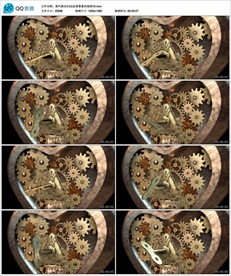 蒸汽朋克VJ动态背景素材高清