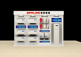 斯宝莱茵热水器空气能展台设计