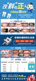 10易拉宝牙齿矫正设计描述