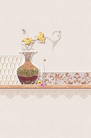 花卉移门  橱柜门