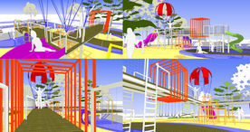 儿童乐园SU模型