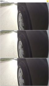 黑色轮胎道路旋转