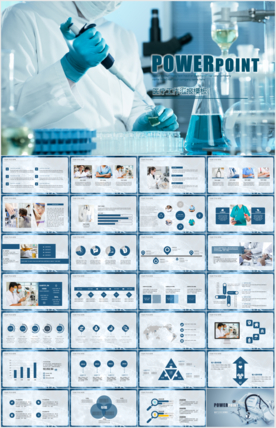 医学医疗实验室研究报告PPT
