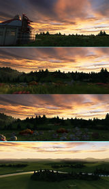 蒙古草原动画 蒙古包