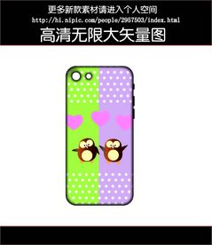 小企鹅手机壳图案