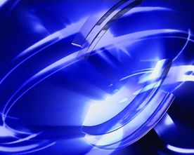 蓝色3D合成视频背景素材