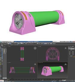 超滤管道机模型