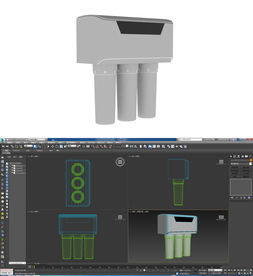 厨房净水机产品模型