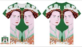 时尚T恤设计PS分层效果图