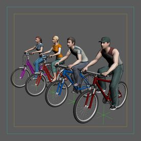 骑车人max场景源文件