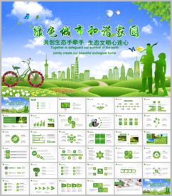 绿色出行环保公益总结计划ppt