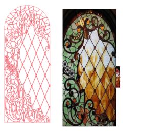 教堂彩晶彩绘立线