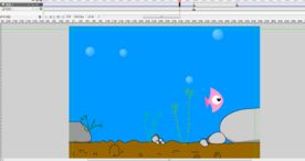 海底世界的flash小鱼15秒