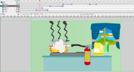 二氧化碳灭火器灭火25秒动画