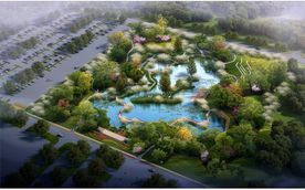 厂区绿化景观鸟瞰