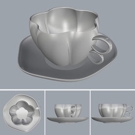 Rhino犀牛仿生创意茶杯模型