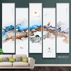 抽象画 新中式水墨画