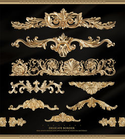 欧式立体金属边框