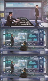 未来智能计算机虚拟屏幕操作