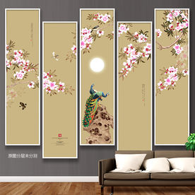 新中式工笔画 手绘