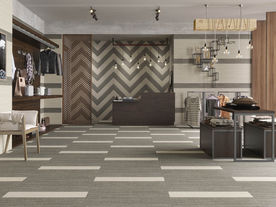 瓷砖空间  专卖店 布纹砖