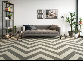 瓷砖空间 客厅  布纹砖