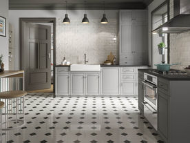 现代  厨房  简约  仿古砖