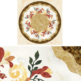 地面高清欧式拼花瓷砖高温烧客厅