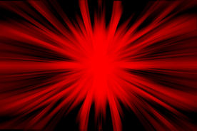 原创大气红色放射光效背景
