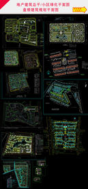 住宅建筑规划总平面图