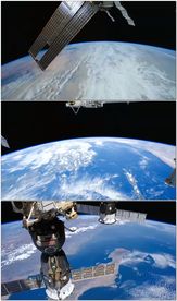 轨道卫星看地球