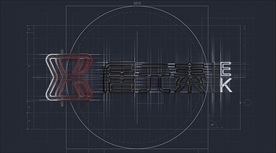 线条绘制logo演绎模版