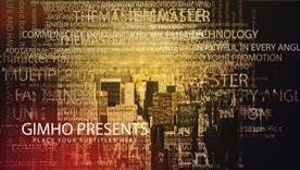 文字群集不断层叠汇聚成图像内容