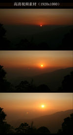 日出延时摄影视频素材1080
