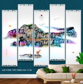 写意画 绘画山水 新风格