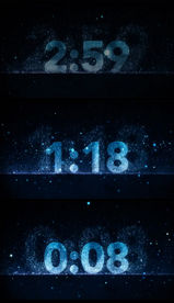 唯美粒子超长3分钟倒计时视频素