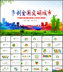 创建全国文明城市工作汇报PPT