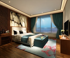 新中式卧室