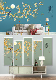 新中式花鸟画 工笔画