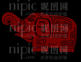 大象青铜纹饰图案