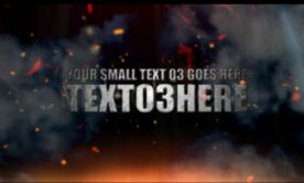 炫丽火焰视频模板