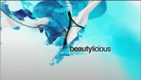 炫丽蓝色流动液体视频模板